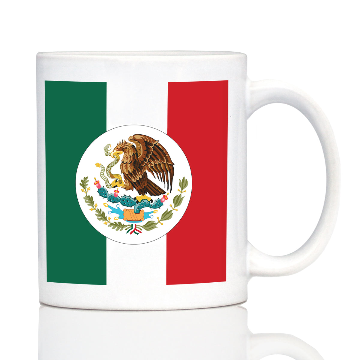 Mexico Flag Coffee Mug - Country Pride Themed Drinking Decor and Gifts for Mexicans