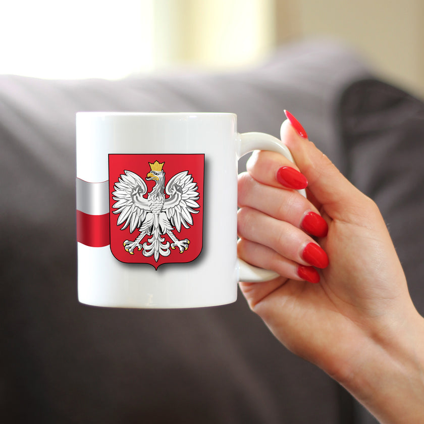 Poland Flag Coffee Mug - Country Pride Themed Drinking Decor and Gifts for Poles