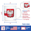 Poland Flag Coffee Mug - Country Pride Themed Drinking Decor and Gifts for Poles