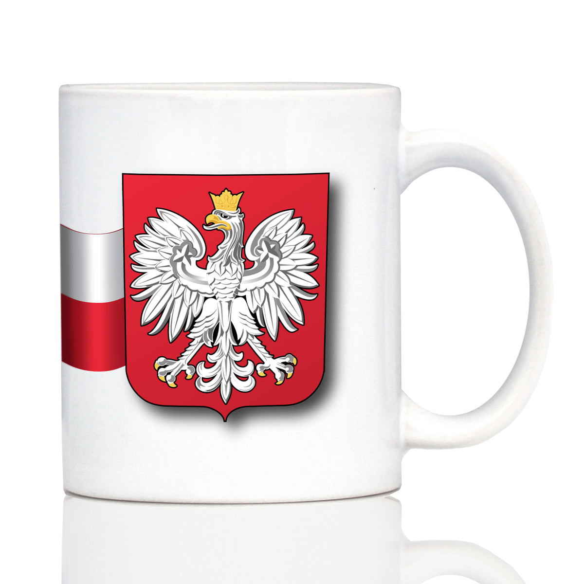 Poland Flag Coffee Mug - Country Pride Themed Drinking Decor and Gifts for Poles