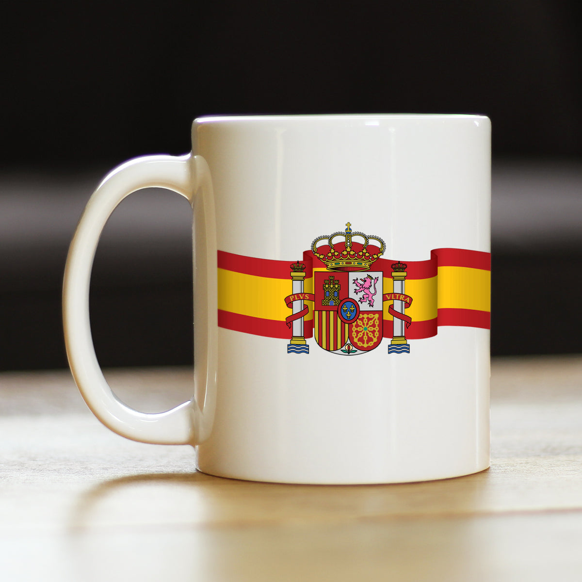 Spain Flag Coffee Mug - Country Pride Themed Drinking Decor and Gifts for Spaniards