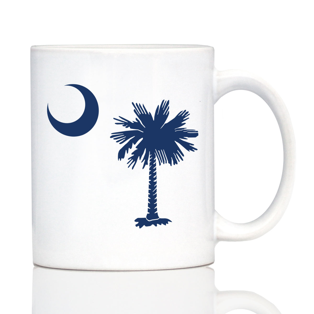 South Carolina Flag Coffee Mug - State Themed Drinking Decor and Gifts for South Carolinians