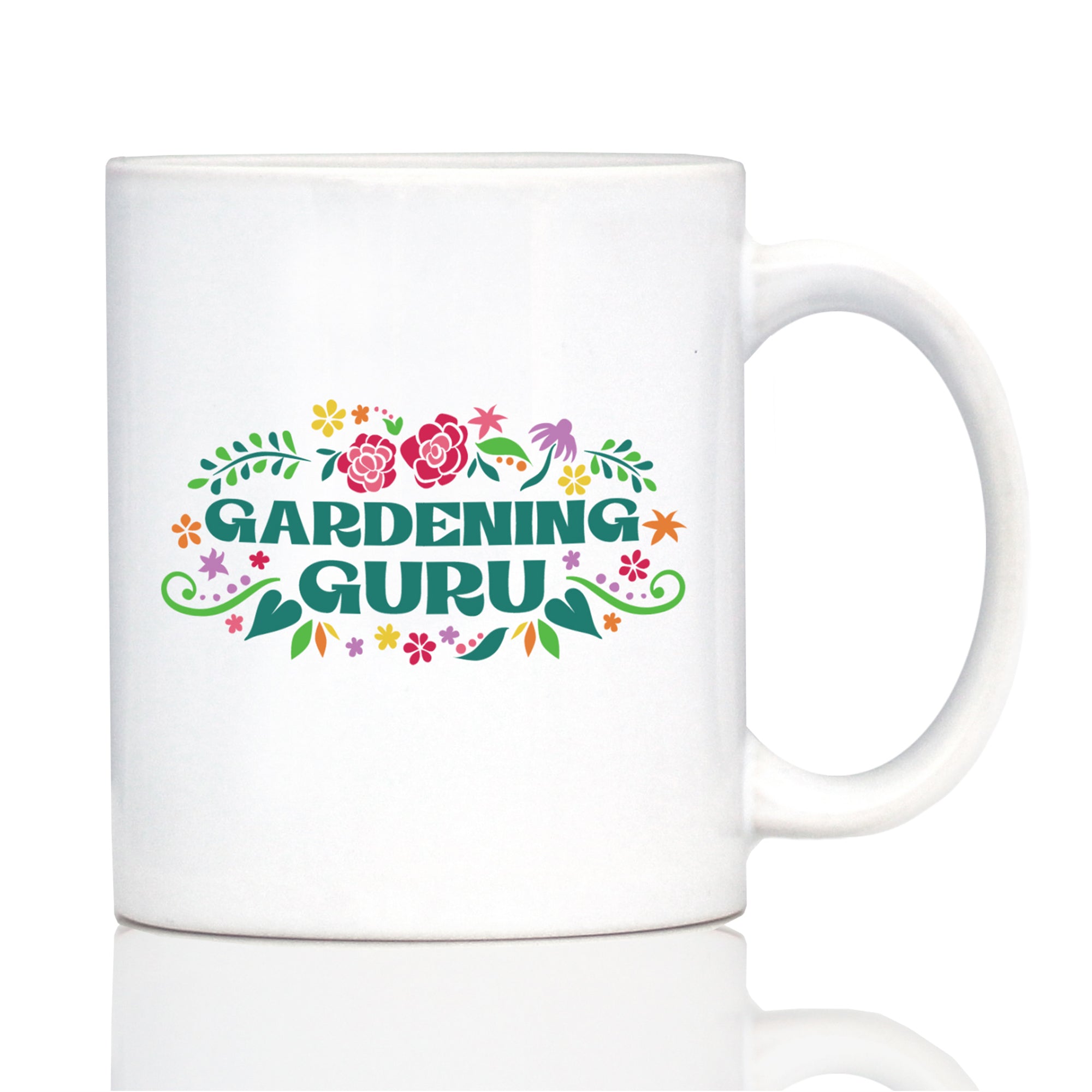 Gardening Guru Coffee Mug Gardening Gifts for Gardeners White Ceramic Coffee Cup