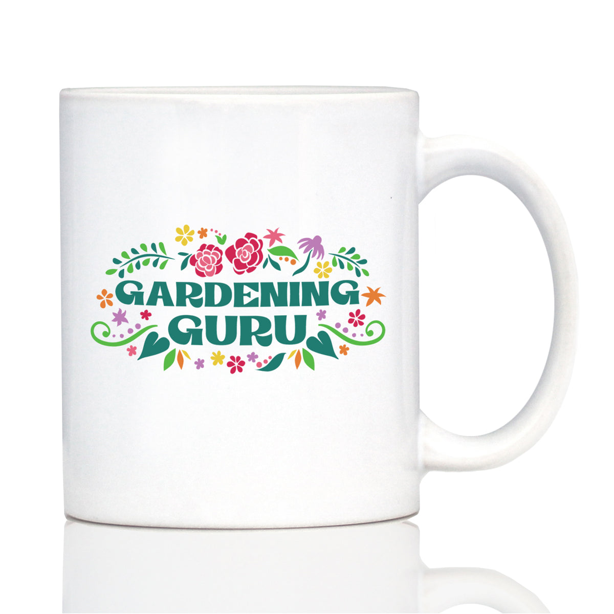 Gardening Guru Coffee Mug Gardening Gifts for Gardeners White Ceramic Coffee Cup