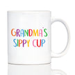 Grandma's Sippy Cup - Coffee Mug Gift for Grandmothers - Cute Birthday Cups