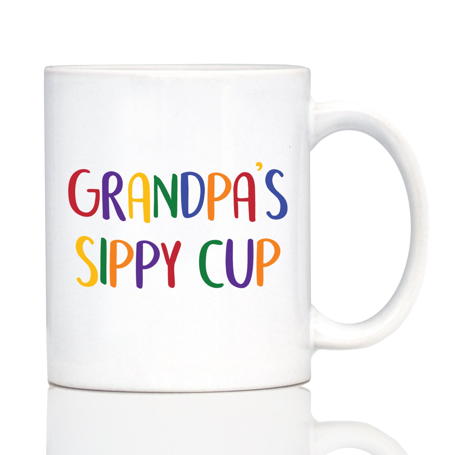 Grandpa's Sippy Cup - Coffee Mug Gift for Grandfathers - Fun Birthday Cups