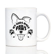 Kids Have Paws Dog Coffee Mug Gifts for Dog People White Ceramic Coffee Cup
