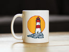 Lighthouse Coffee Mug Gifts for Women and Men - Nautical and Beach Coastal Decor
