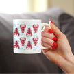 Lobster 2 Coffee Mug Lobster Gifts, Maine Souvenirs and Decor  White Ceramic Coffee Cup