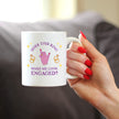 Funny Engagement Gift Coffee Mug Does This Ring Make Me Look Engaged White Ceramic Coffee Cup