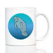 Manatee Coffee Mug - Cute Ocean Animals Themed Decor and Gifts for Sea Creature Lovers