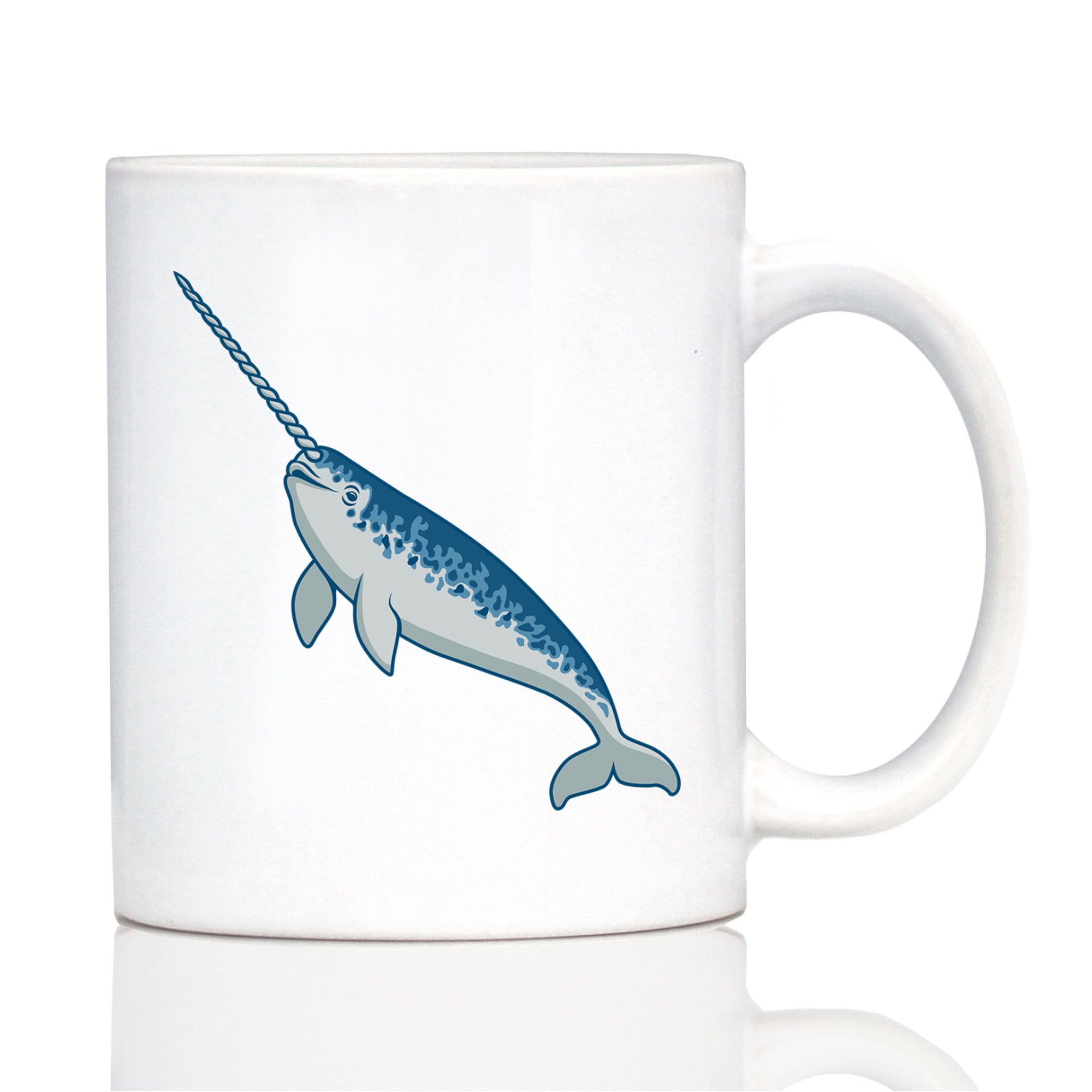 Narwhal Coffee Mug Cute Narwhal Gifts White Ceramic Coffee Cup