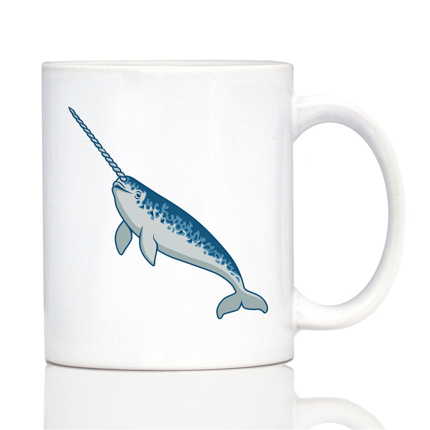 Narwhal Coffee Mug Cute Narwhal Gifts White Ceramic Coffee Cup