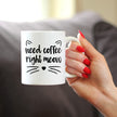 Need Coffee Right Meow - Funny Cat Themed Coffee Mug Gifts & Decor