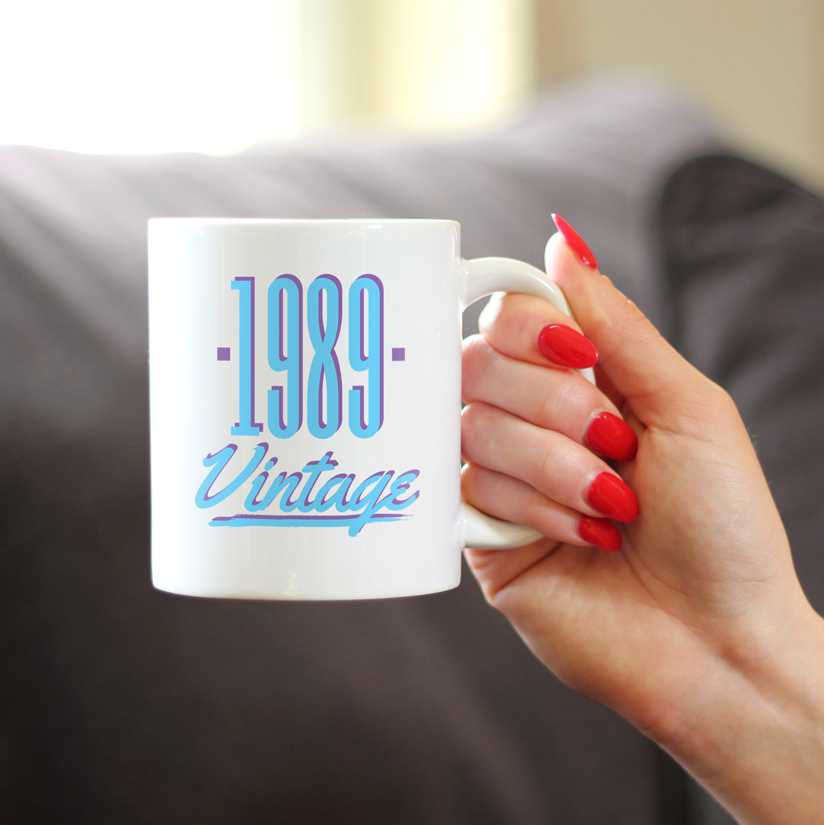 Vintage 1989 - Fun 35th Birthday Coffee Mug Gifts for Men &amp; Women Turning 35 - Retro Coffee Cups