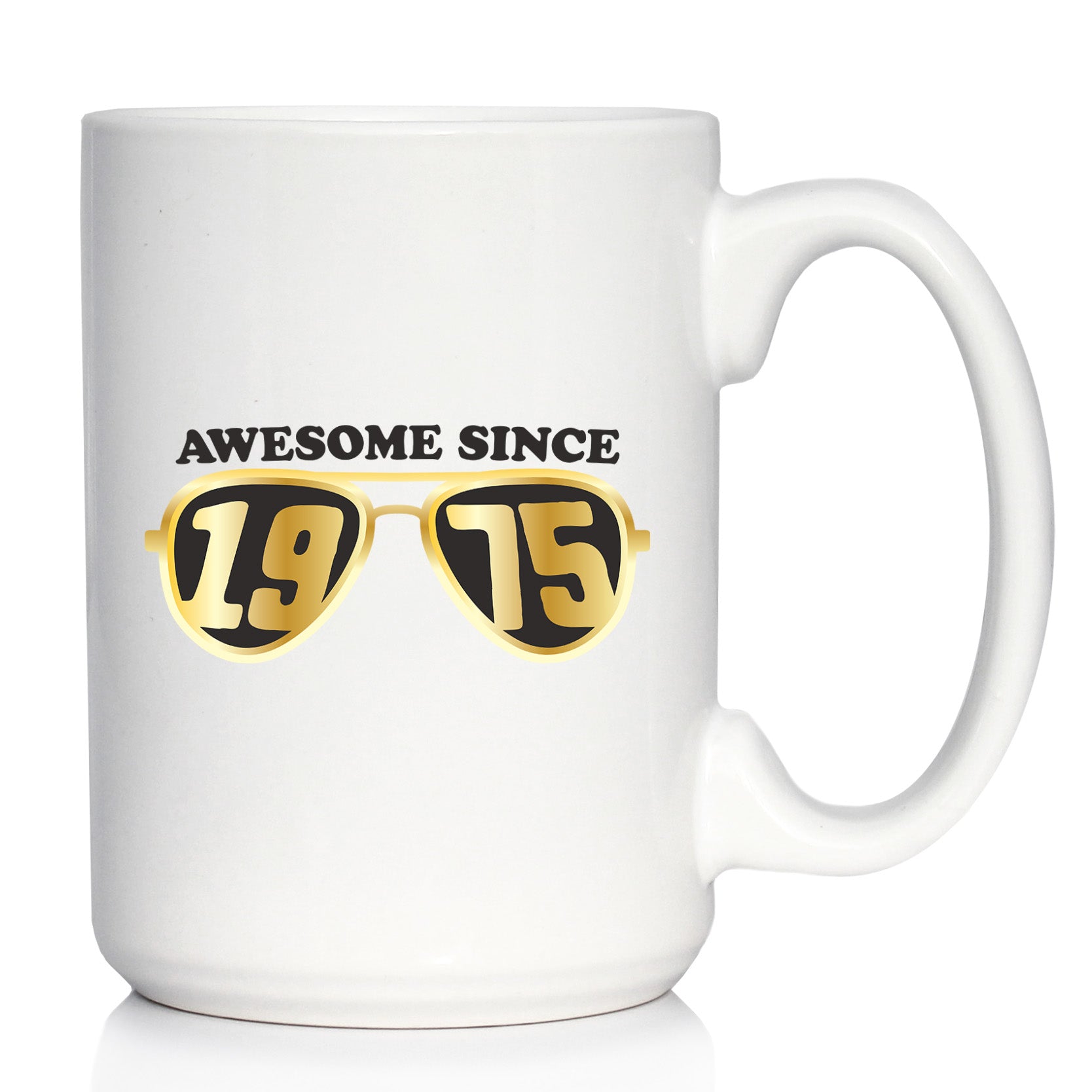 Awesome Since 1975 Coffee Mug 50th Birthday Gift Ideas White Ceramic Coffee Cup