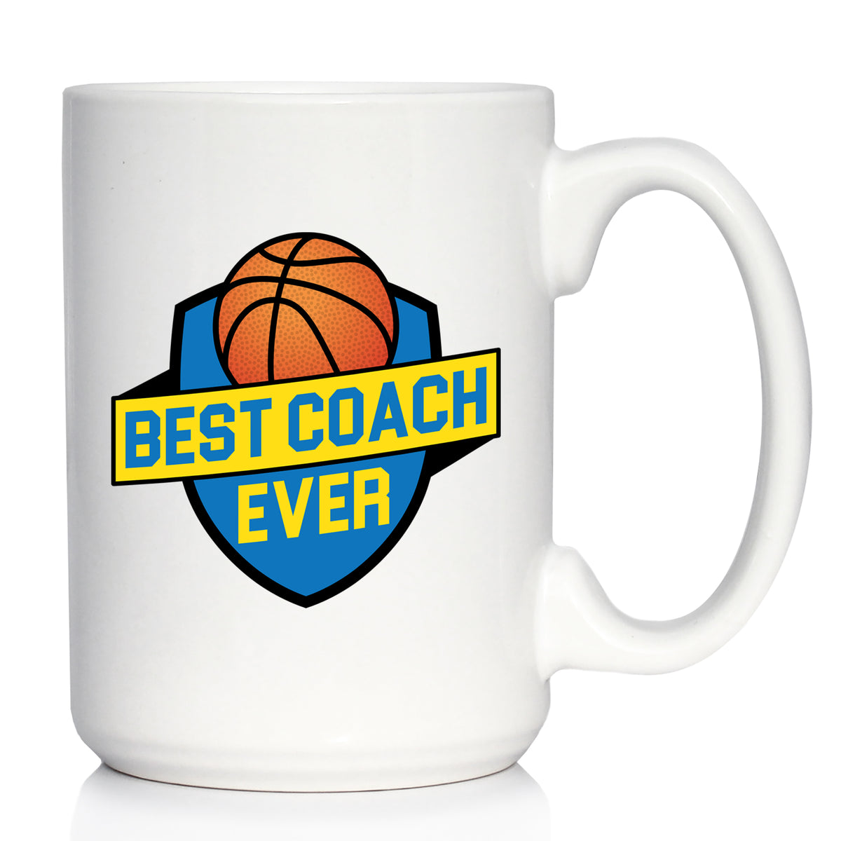 Basketball Coach Gifts for Coaches Coffee Mug Best Coach Ever White Ceramic Coffee Cup