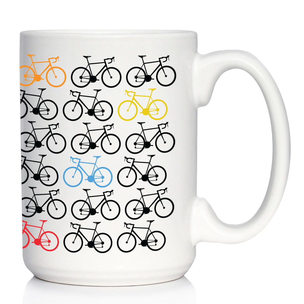 Bicycle Coffee Mug - Unique Road Biking Themed Decor and Gifts for Cyclists