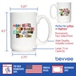Coffee Ransom Note Coffee Mug - Funny Sarcastic Coffee Mug Gifts for Coffee Lovers - Large 15oz & 11oz White Ceramic Mugs