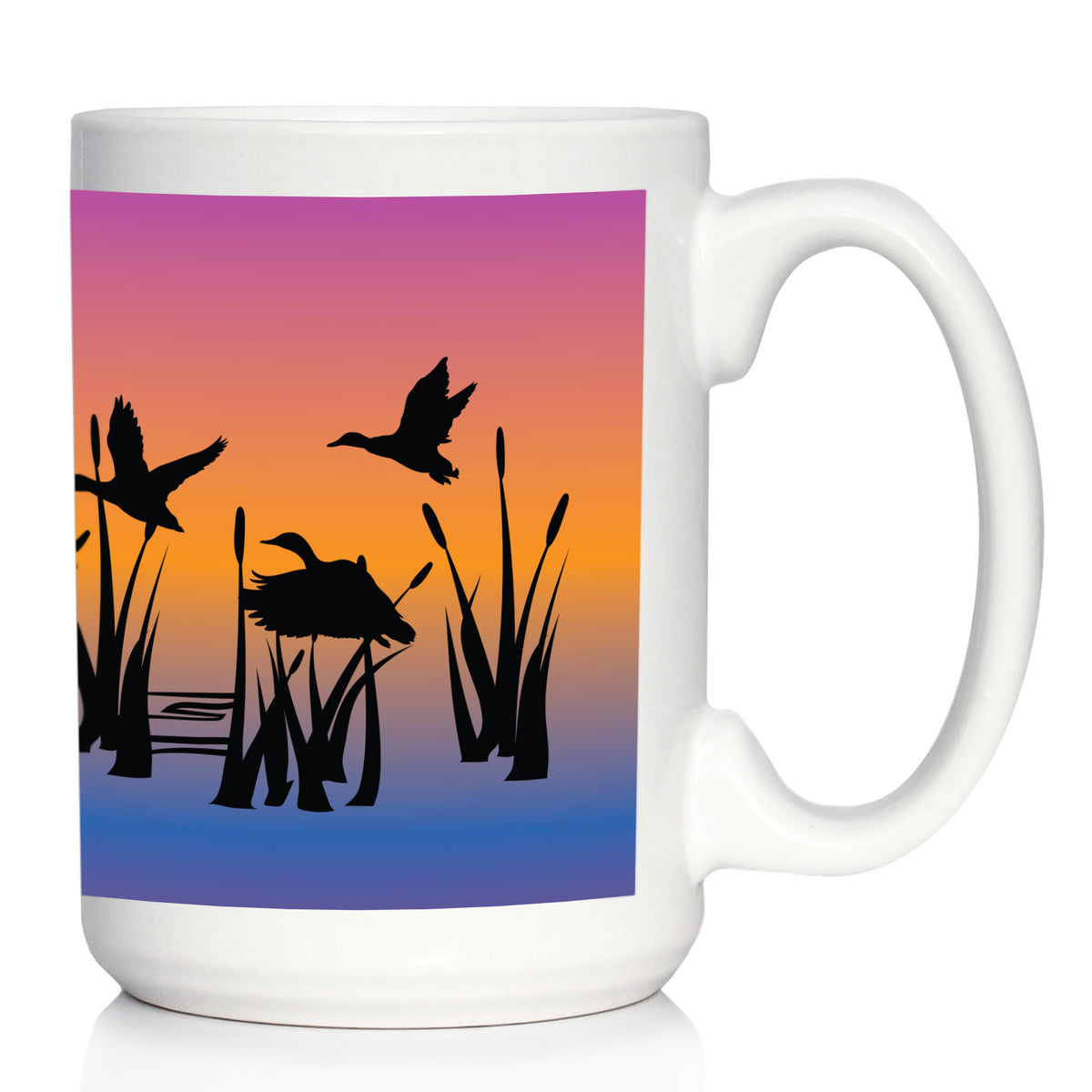 Duck Pond Coffee Mug - Duck Gifts and Rustic Decor for Duck Hunters
