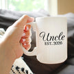Uncle Est 2026 - Coffee Mug - New Uncle Gift for First Time Uncles - Decorative White Ceramic Coffee Cup