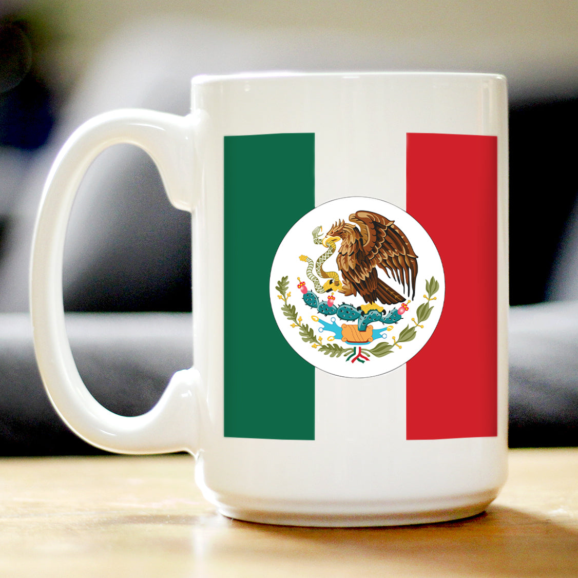 Mexico Flag Coffee Mug - Country Pride Themed Drinking Decor and Gifts for Mexicans