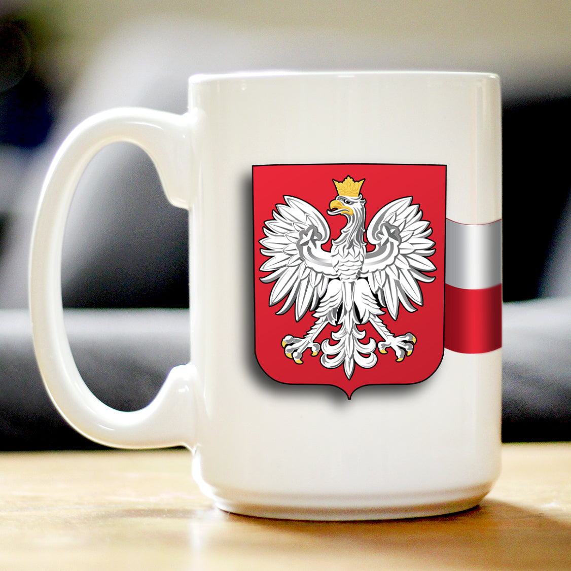 Poland Flag Coffee Mug - Country Pride Themed Drinking Decor and Gifts for Poles