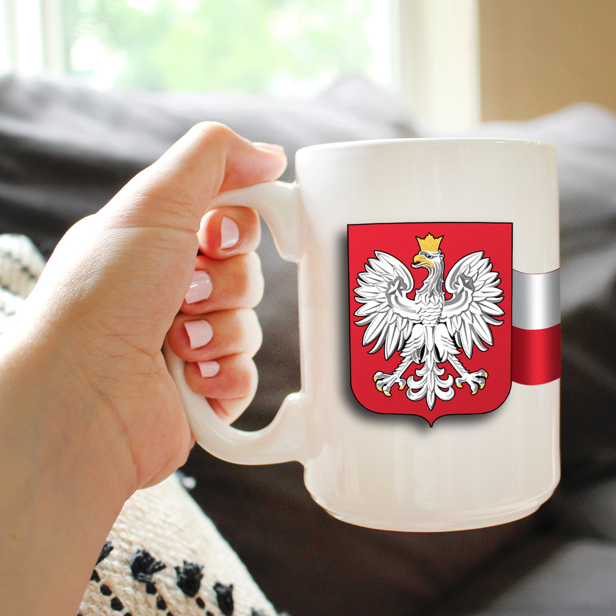 Poland Flag Coffee Mug - Country Pride Themed Drinking Decor and Gifts for Poles