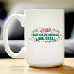 Gardening Guru Coffee Mug Gardening Gifts for Gardeners White Ceramic Coffee Cup