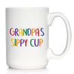 Grandpa's Sippy Cup - Coffee Mug Gift for Grandfathers - Fun Birthday Cups