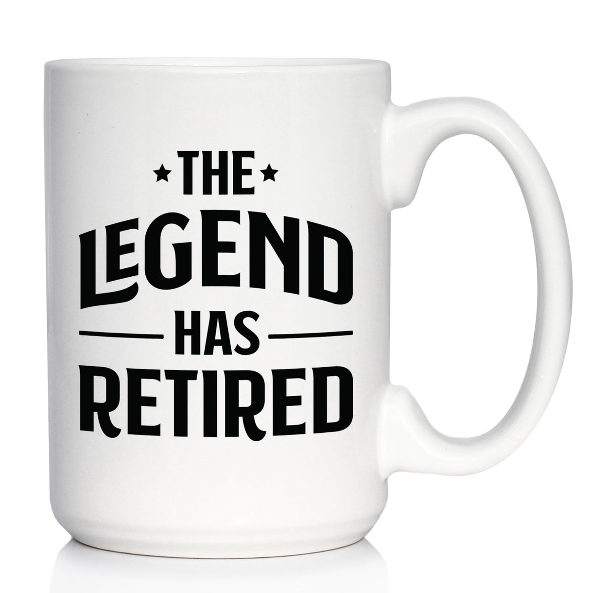 The Legend Has Retired - Funny Coffee Mug Retirement Gift for Boss or Coworkers - Large 15 Oz Ceramic Coffee Cup…