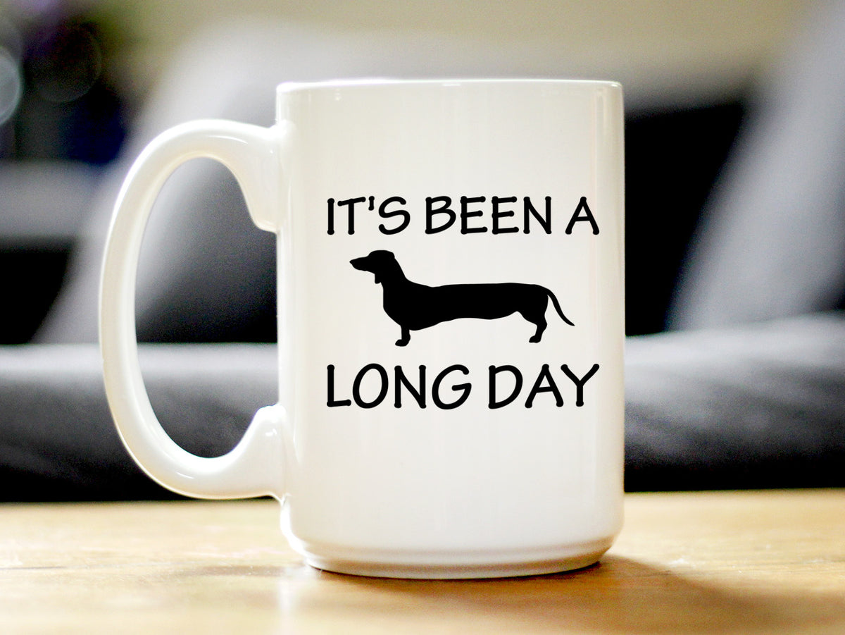 It&#39;s Been A Long Day Coffee Mug - Funny Dachshund Themed Decor and Gifts