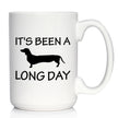 It's Been a Long Day – Cute Dachshund Engraved Glasses, Tumblers & Full Color Mugs - Funny Dachshund Themed Décor and Gifts