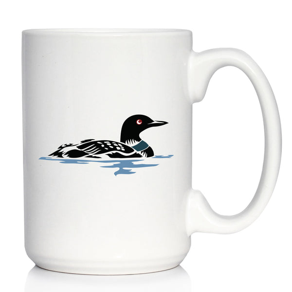 Loon Coffee Mug - Fun Bird Gifts and Lake Decor for Wildlife Lovers 11 oz