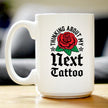 Next Tattoo Coffee Mug Gifts for Tattoo Artist White Ceramic Coffee Cup