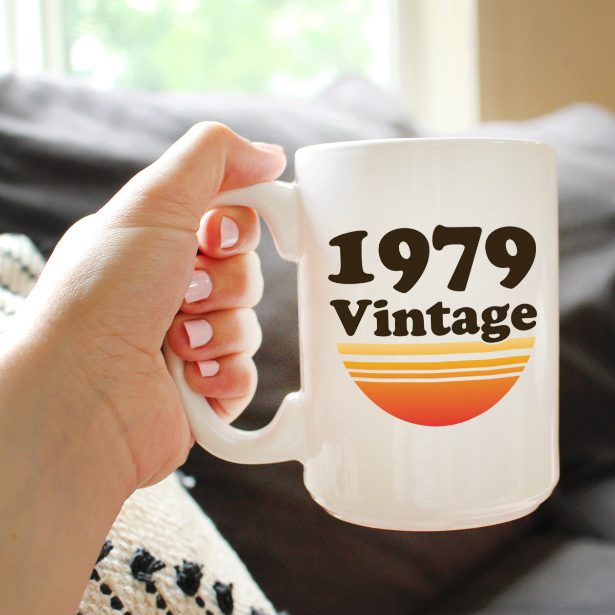 Vintage 1979 - Fun 45th Birthday Coffee Mug Gifts for Men &amp; Women Turning 45 - Retro Coffee Cups