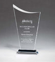 Custom Glass Award with Pedestal Base