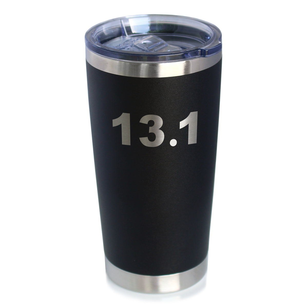 13.1 Half Marathon - Insulated Coffee Tumbler Cup with Sliding Lid - Stainless Steel Insulated Mug - Gifts for Half Marathon Runners Men &amp; Women