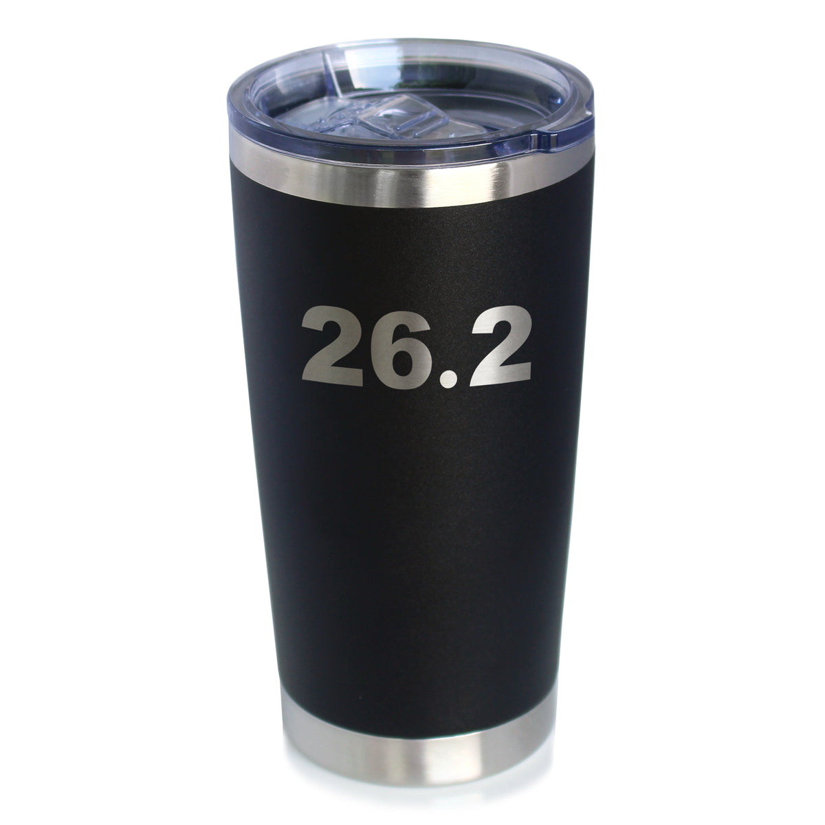 26.2 Marathon - Insulated Coffee Tumbler Cup with Sliding Lid - Stainless Steel Insulated Mug - Gifts for Marathon Runners Men &amp; Women