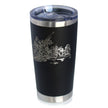 America 250 Washington Crossing the Delaware Insulated Coffee Tumbler with Sliding Lid America250 Official for 250th Anniversary of the USA 20oz Stainless Steel Tumbler