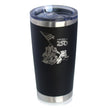 American 250 Raising the Flag on Iwo Jima Insulated Coffee Tumbler with Sliding Lid America250 Official for 250th Anniversary of the USA 20oz Stainless Steel Tumbler