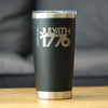 America 250 July 4 1776 Insulated Coffee Tumbler with Sliding Lid America250 Official for 250th Anniversary of the USA 20oz Stainless Steel Tumbler