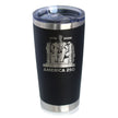 America 250 Lincoln Memorial Insulated Coffee Tumbler with Sliding Lid America250 Official for 250th Anniversary of the USA 20oz Stainless Steel Tumbler