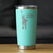 America 250 Statue of Liberty Insulated Coffee Tumbler with Sliding Lid America250 Official for 250th Anniversary of the USA 20oz Stainless Steel Tumbler
