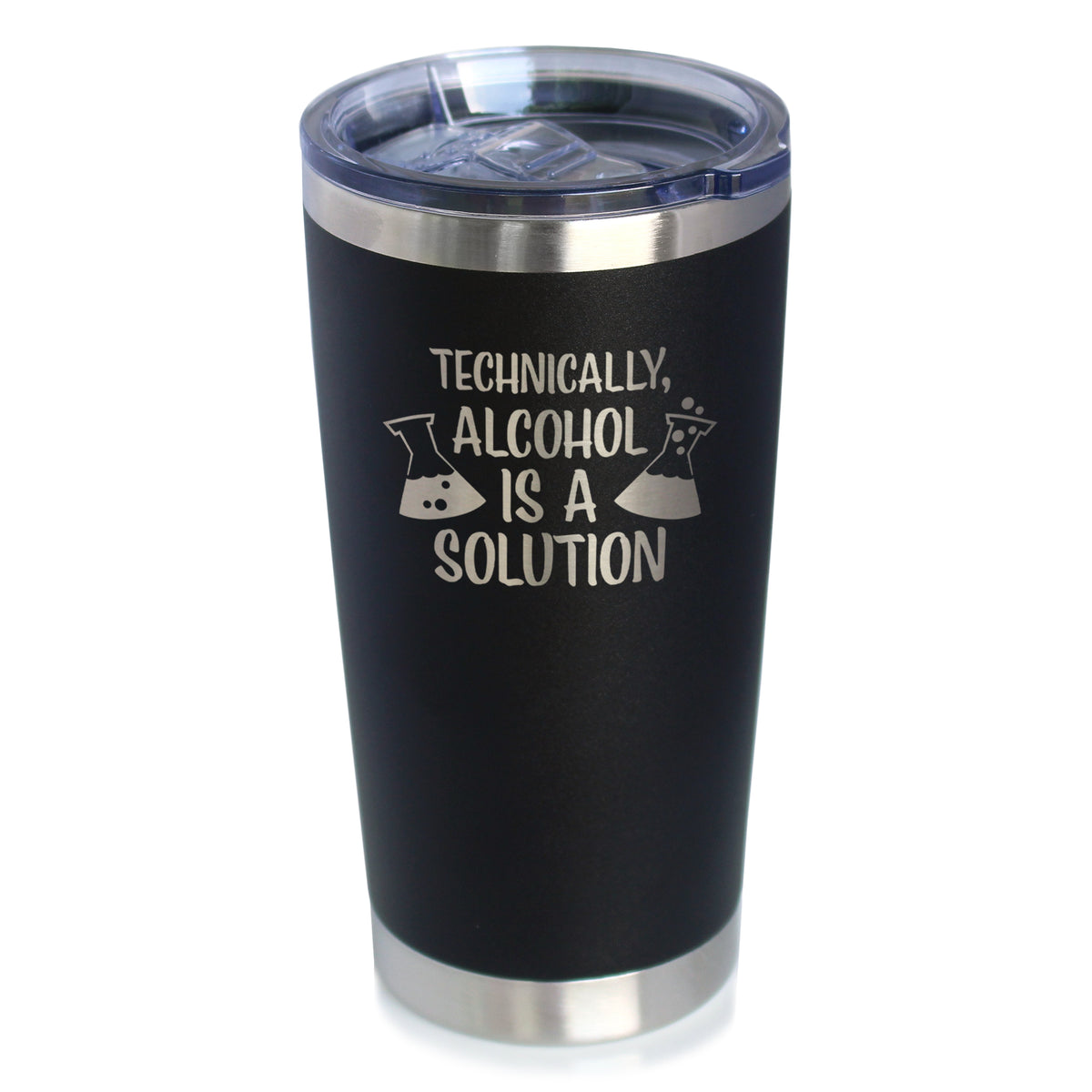 Alcohol is a Solution - 20 oz Coffee Tumbler