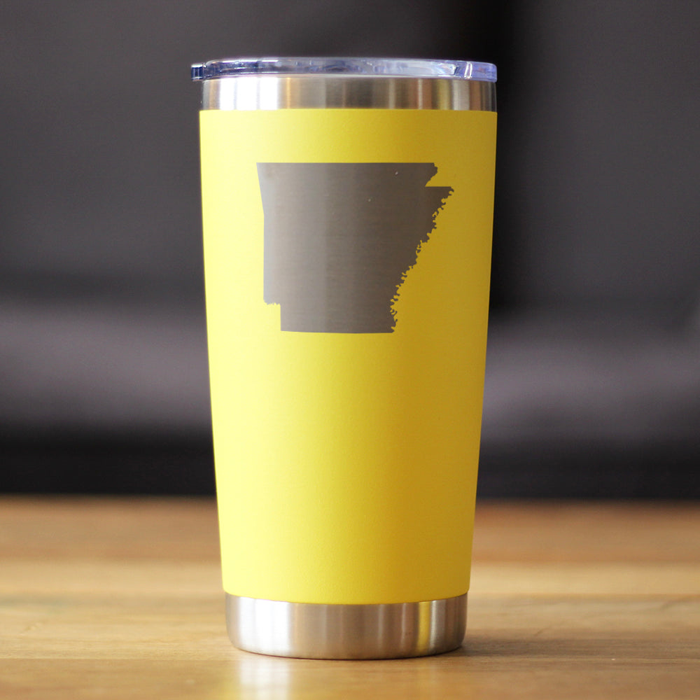 Arkansas State Outline - 20 oz Coffee Tumbler