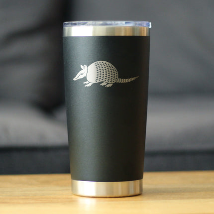 Armadillo Insulated Coffee Tumbler with Sliding Lid Texas Gifts and Souvenirs 20oz Stainless Steel Tumbler