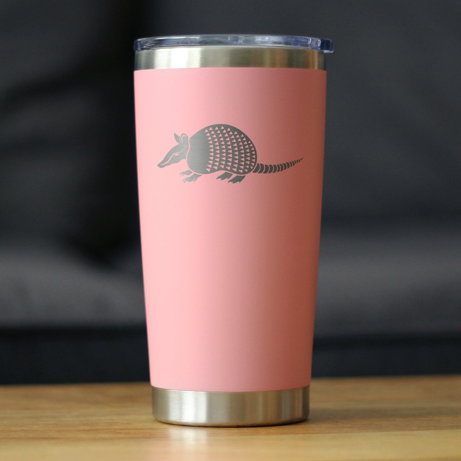 Armadillo Insulated Coffee Tumbler with Sliding Lid Texas Gifts and Souvenirs 20oz Stainless Steel Tumbler