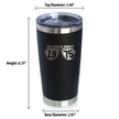 Awesome Since 1975 Insulated Coffee Tumbler with Sliding Lid 50th Birthday Gift Ideas 20oz Stainless Steel Tumbler