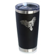Bald Eagle Insulated Coffee Tumbler with Sliding Lid Patriotic American Decorations and Gifts 20oz Stainless Steel Tumbler